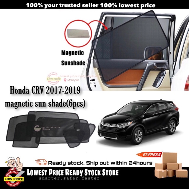 Sun Shade Honda CRV 20172020 (6pcs) Shopee Malaysia