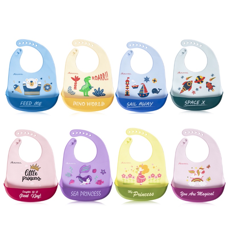 Soft silicone hot sale bib