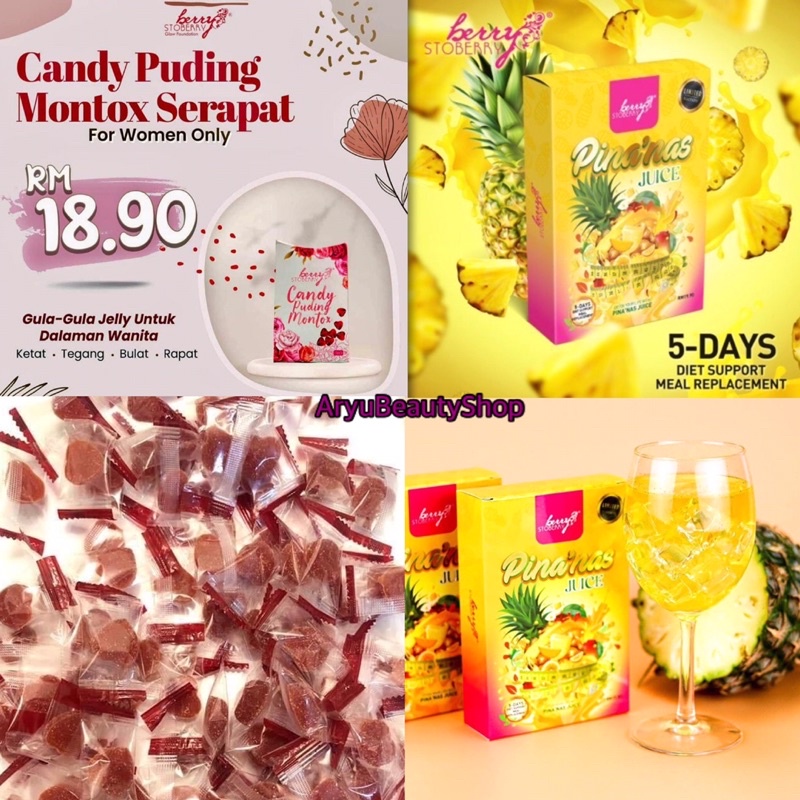 CANDY PUDING MONTOX SERAPAT BY BERRY STOBERRY | PINANAS BERRY STOBERRY ...