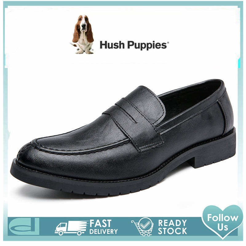 Hush Puppies leather shoes men big size 45 46 Shopee Malaysia