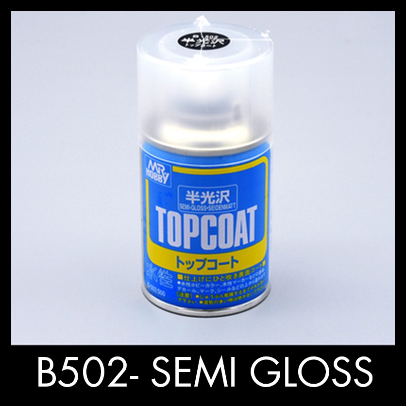 Mr.Hobby Top coat / Premium Top coat Gloss / Semi gloss /Matt Flat Topcoat 88ml [Ready Stock