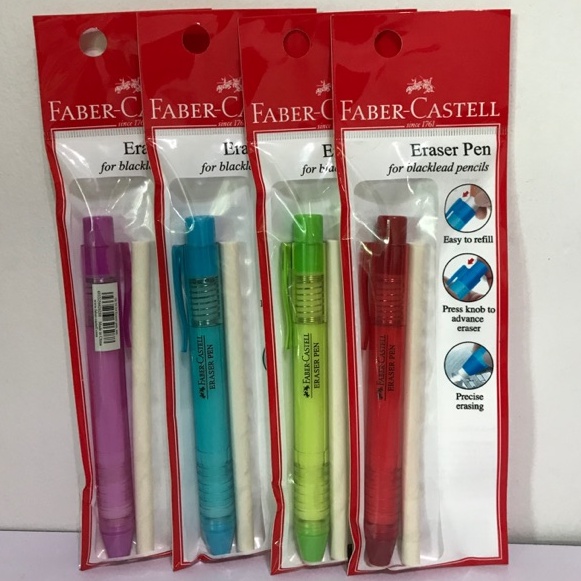 Faber Castell Eraser Pen Stationery Rubber Student School 4