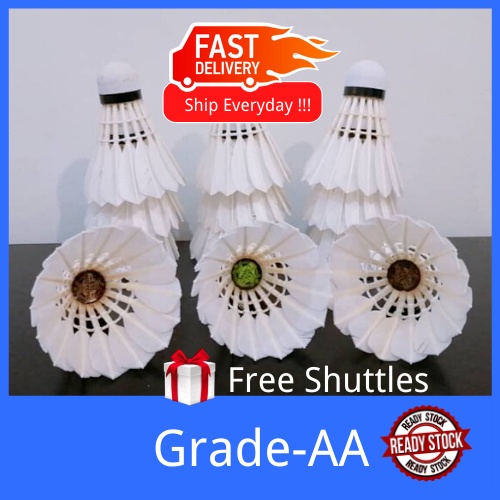 【ShuttleNice】 Secondhand/Used Badminton Shuttlecock (Brand RSL