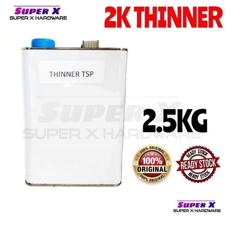 🔥TSP 2K Paint Thinner 2.5KG thinner cat Shopee Malaysia