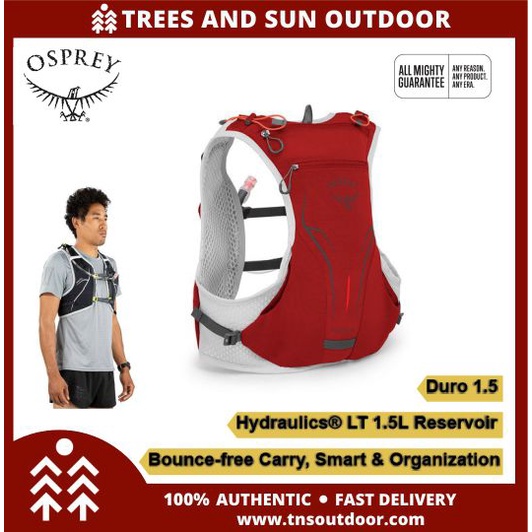 Osprey Duro 1.5 Reservoir Men s Phoenix Red 1.5L Shopee Malaysia