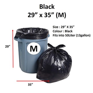 Multi-size XS-XL Garbage Bag Packet / Plastic Rubbish Bag / Trash Bag / Bin  Bag / Plastik Sampah