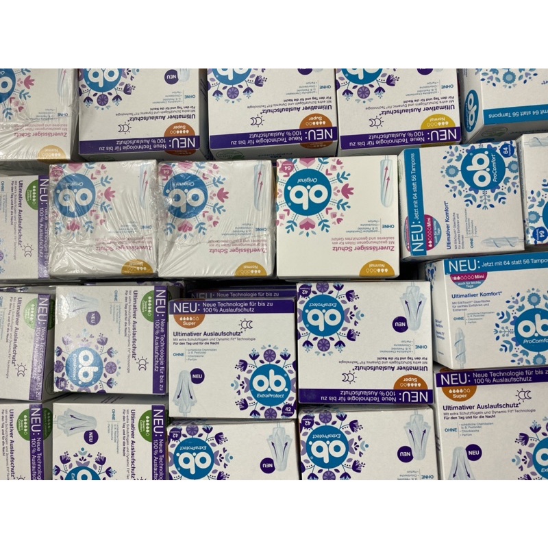 Tampon OB Germany Sanitary Napkin Shopee Malaysia