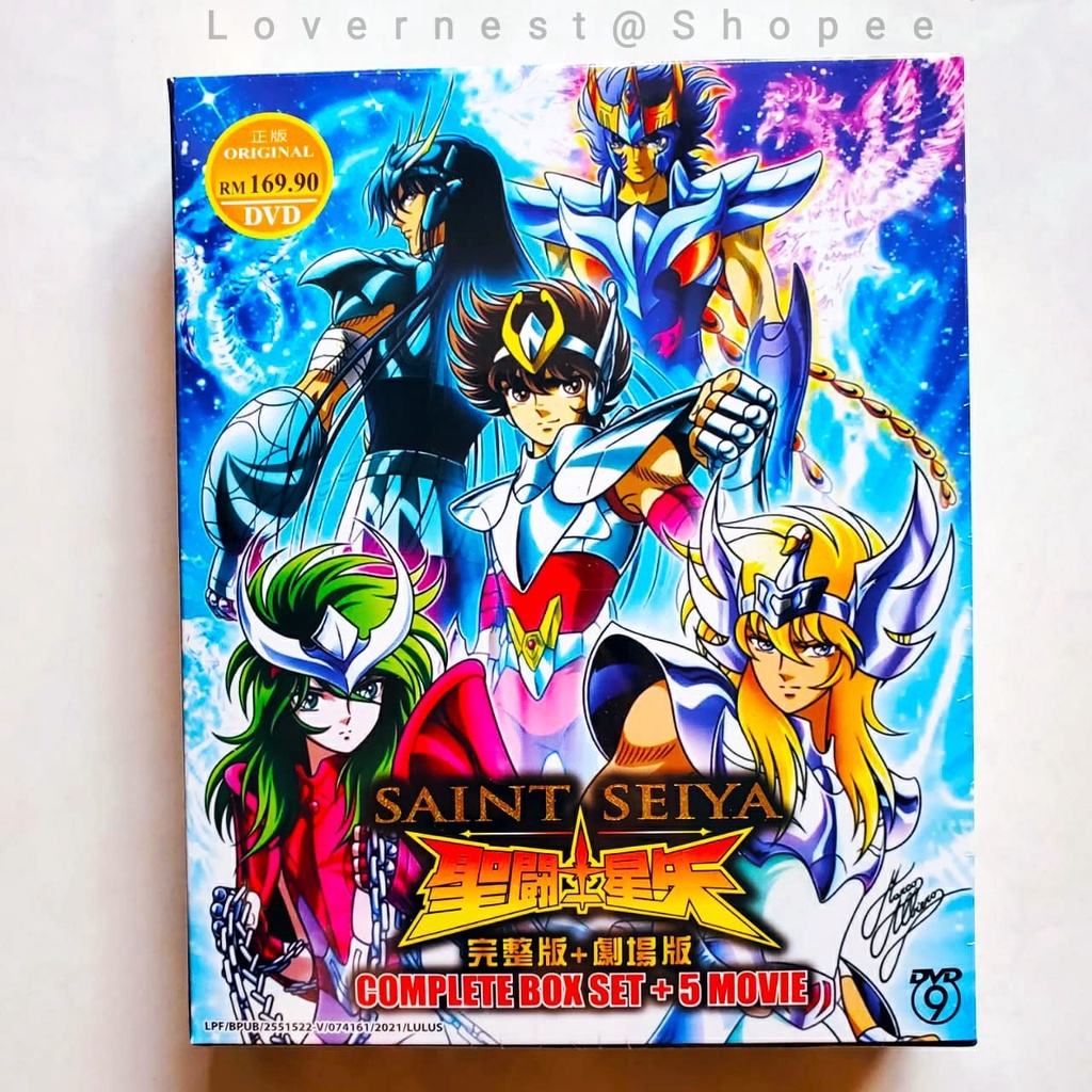 Anime DVD Saint Seiya Complete Box Set + 5 Movies 聖闘士星矢完整版