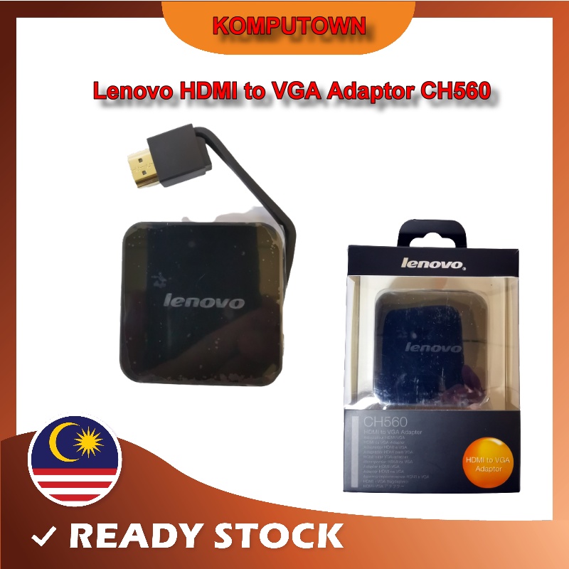 Lenovo HDMI to VGA Adaptor CH560 Shopee Malaysia