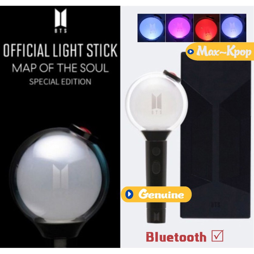 weverse bts official bluetooth lightstick ver.4 army bomb special edition soul map concert