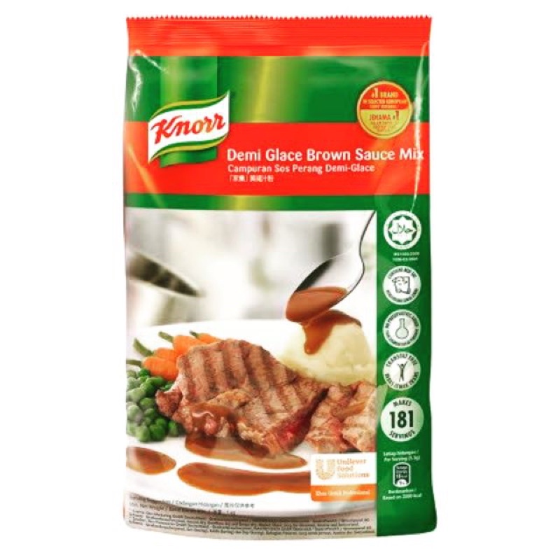 knorr demi glace brown sauce 1kg/pk Shopee Malaysia
