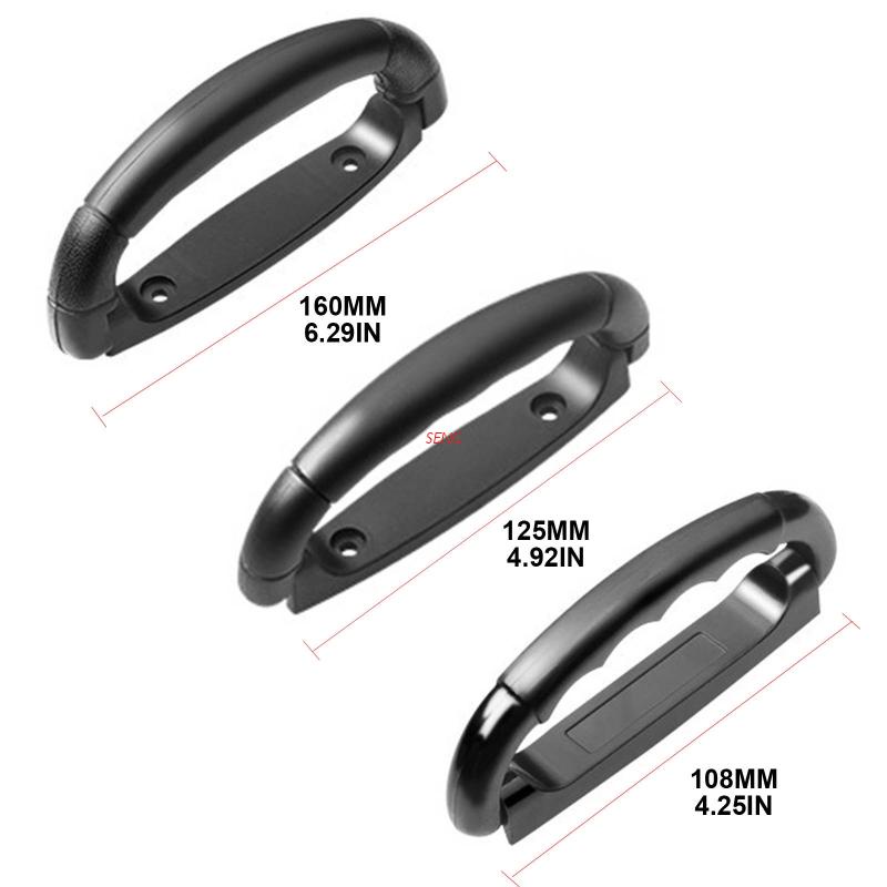 seng Luggage Trunk Case Pulls Replacement Black Side Carrying Handle