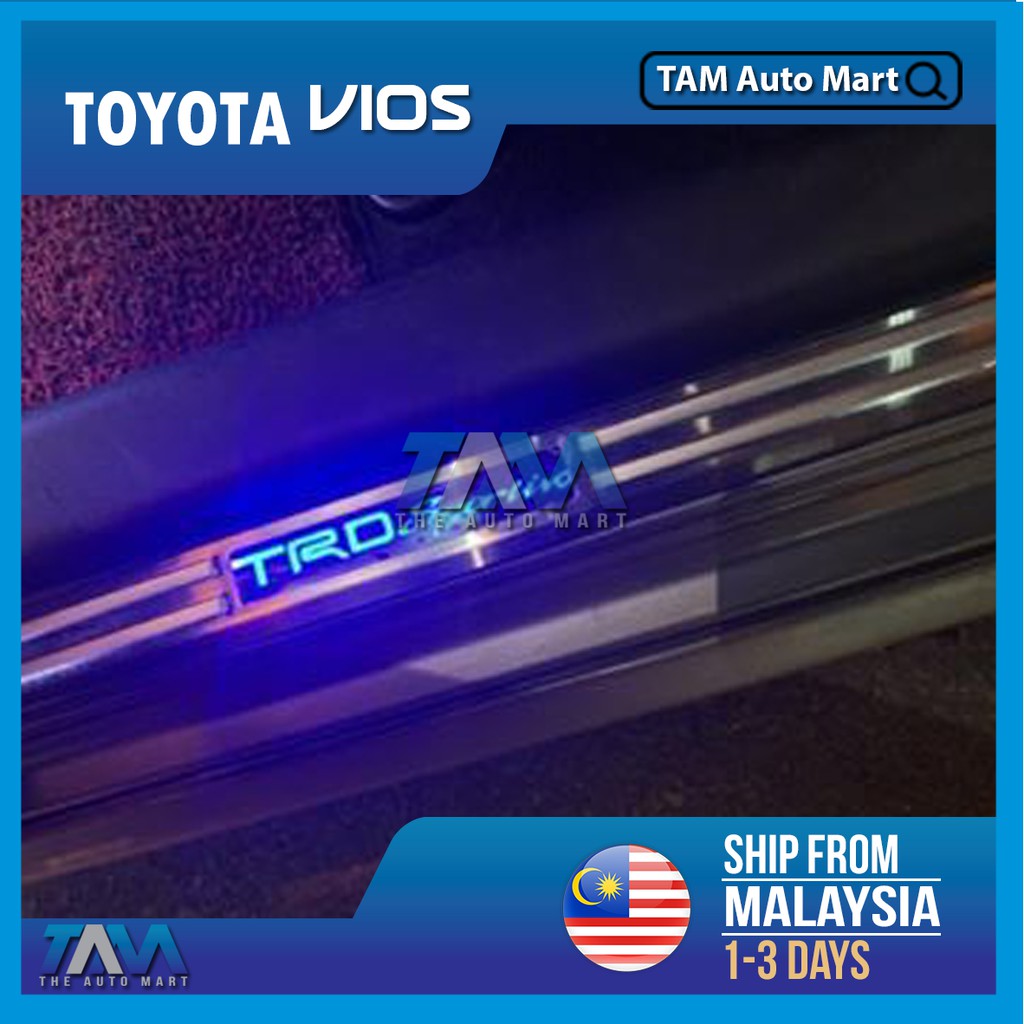 Toyota Vios TRD Sportivo LED Door Step / Scuff Plate Panel Step ...