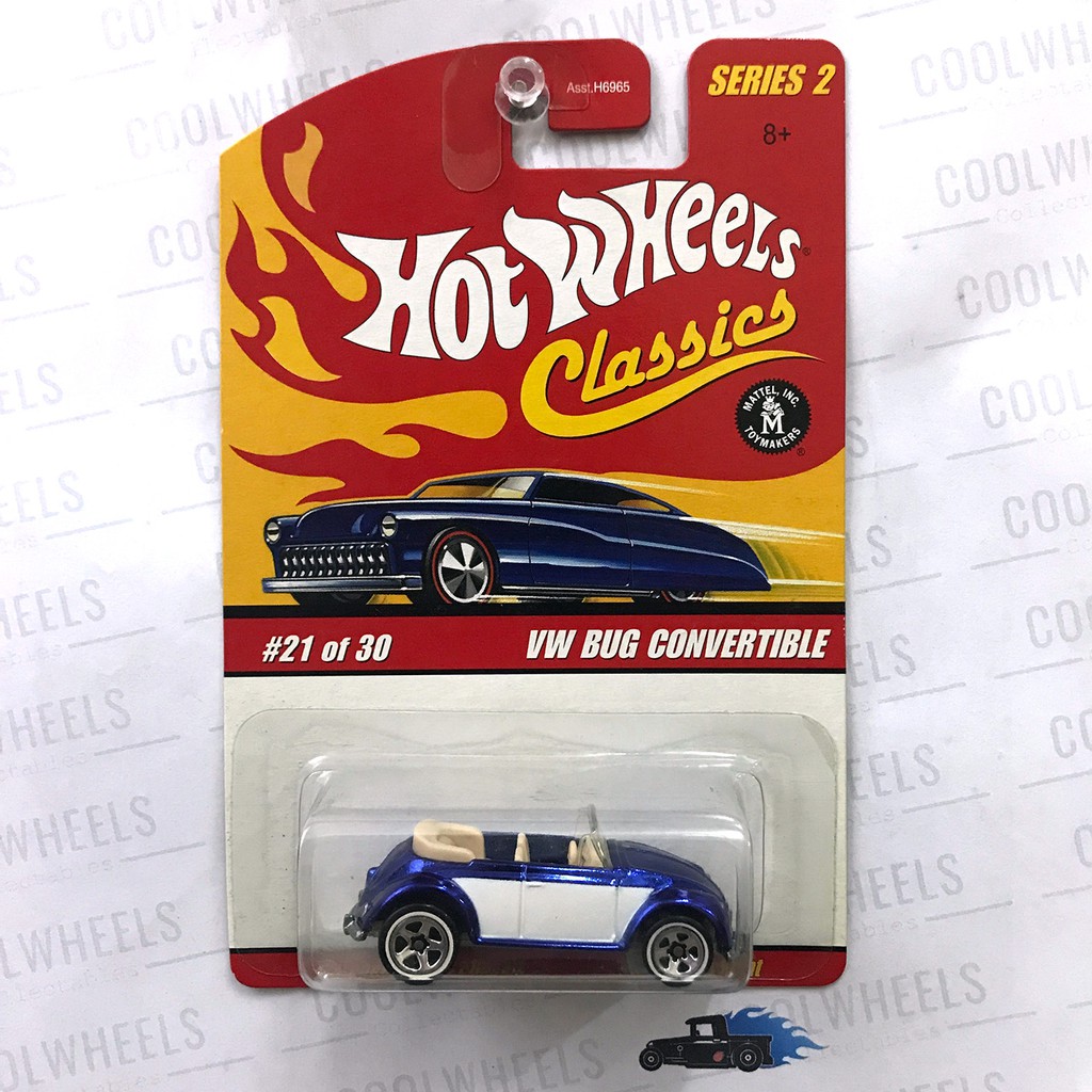 Hot Wheels 2006 Classics Volkswagen Beetle Convertible - Blue | Shopee ...