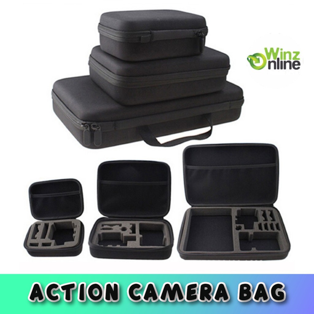 Bag Storage For Any Action Camera Bag S/M/L Shopee Malaysia