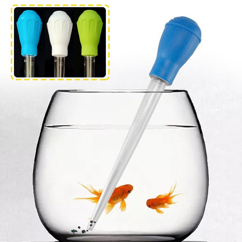 4Pcs Plastic Aquarium Pipette Dropper Aquarium Fish Tank Waste Remover
