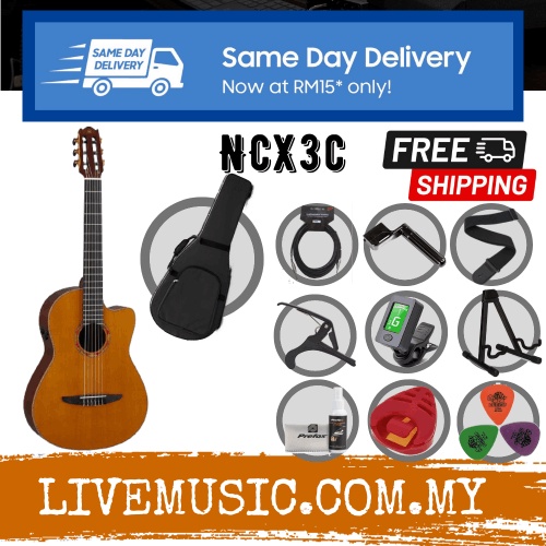 Yamaha NCX3C Acoustic/Electric Nylon String Guitar with Pickup ( NCX3C