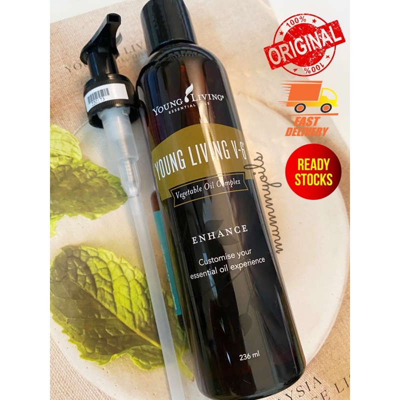 ORIGINAL Young Living V-6 Enhance Vegetable Oil Complex 236ml | Shopee ...