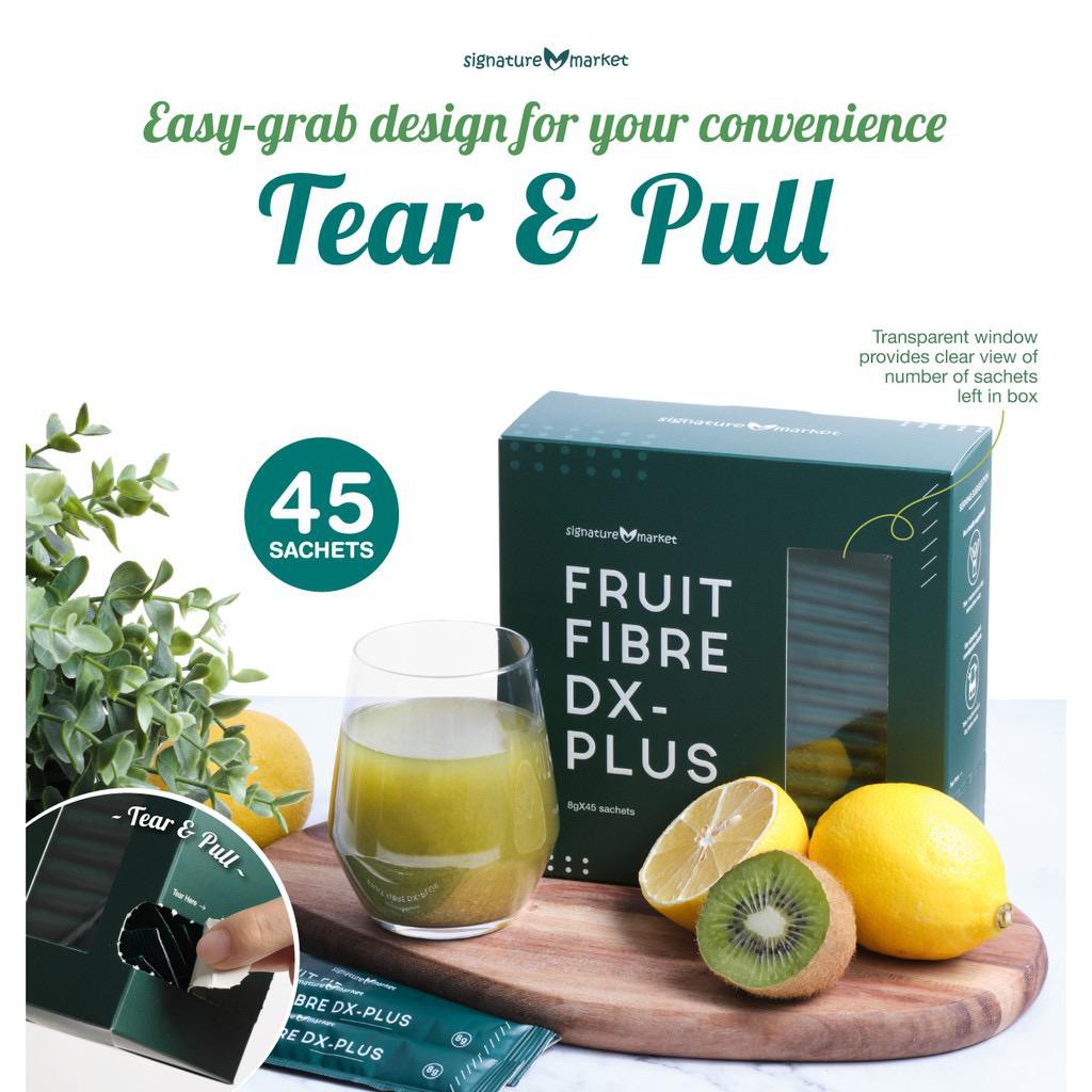 Signature Market Fruit Fibre DXPlus (Bulk Pack)(8g x 45sachets