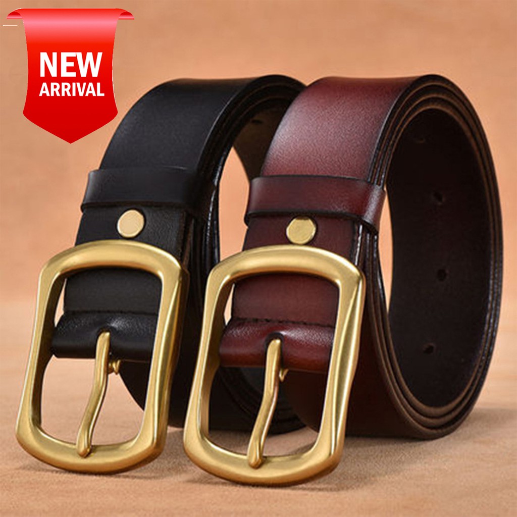 PREMIUM QUALITY MEN CASUAL LEATHER BELT GENUINE LEATHER BELT TALI ...