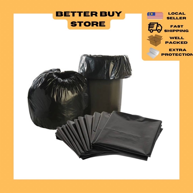 🔥 Jcp Heavy Duty Garbage Bag 10pcs Size L 🔥 Plastic Sampah Tebal Shopee Malaysia 5322