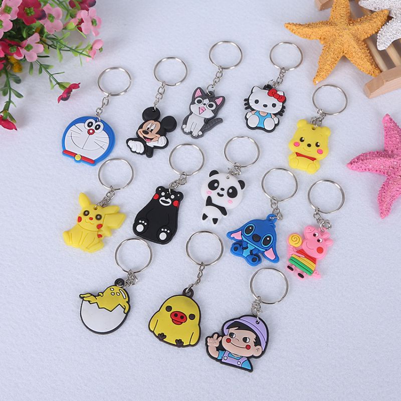 (SmartHouse) 1pcs Cute Cartoon Key Chain Hadiah Jimat Key Chain ...