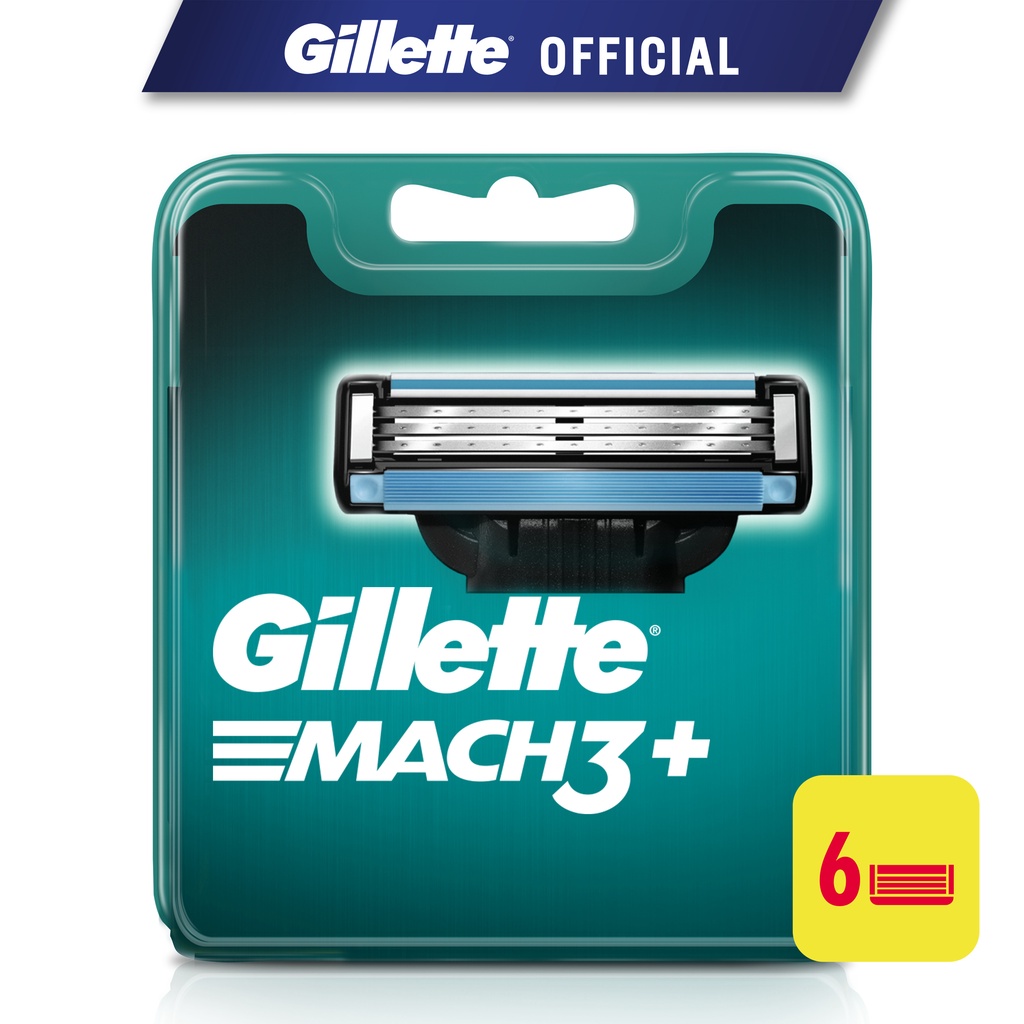 Gillette Mach3+ Replacement Cartridges (6 Counts) | Shopee Malaysia