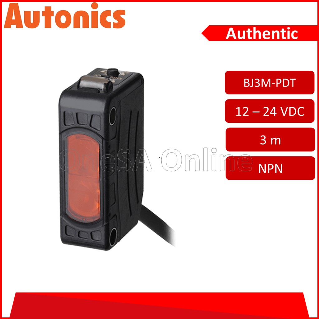 AUTONICS PHOTOELECTRIC SENSOR RETRO.REFLECTIVE+POLAR 3M NPN NO(BJ3M-PDT ...