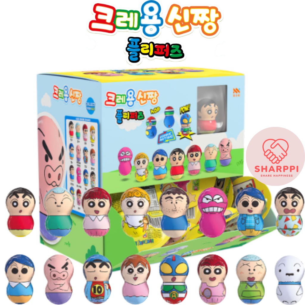 Crayon Shin Chan Roly Poly with Candy 10g 1 pack 16 Kinds of Characters ...