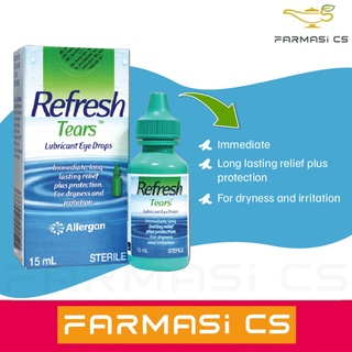 Allergan Refresh Tears Lubricant Eye Drops 15ml x 6 Bottles EXP:08/2025 ...
