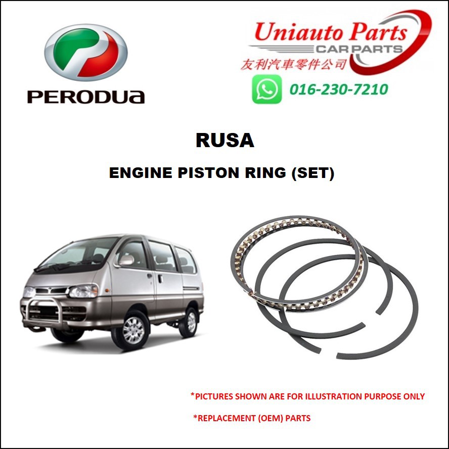 PERODUA RUSA ENGINE PISTON RING (SET) | Shopee Malaysia