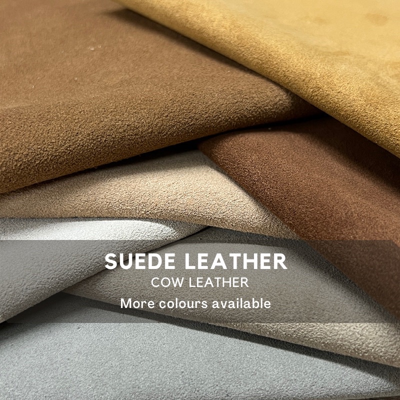 Cow suede leather online