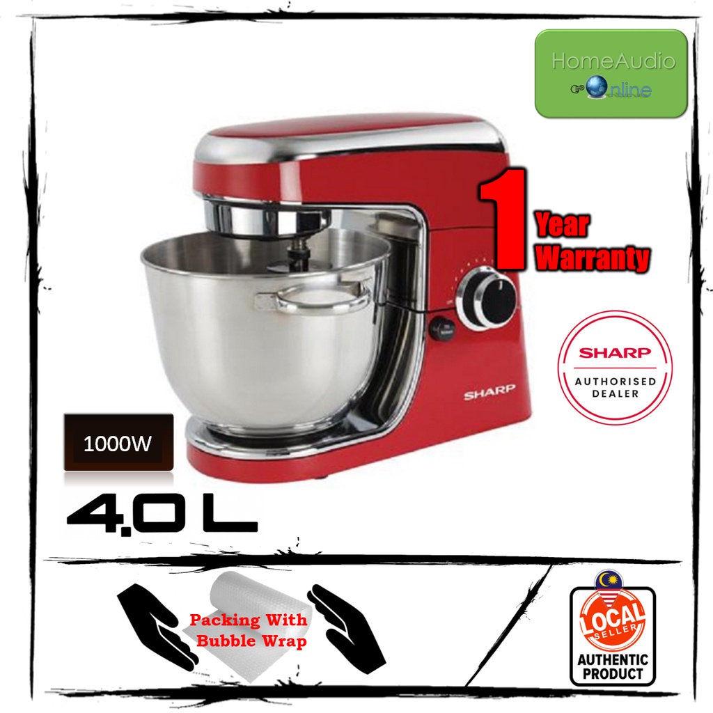 Sharp Electric Stand Mixer EMS90/RED/BLACK/ORANGE | Shopee Malaysia