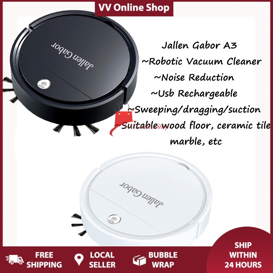 Jallen Gabor A3 Robotic Smart Vacuum Usb Noise Reduction Rechargable