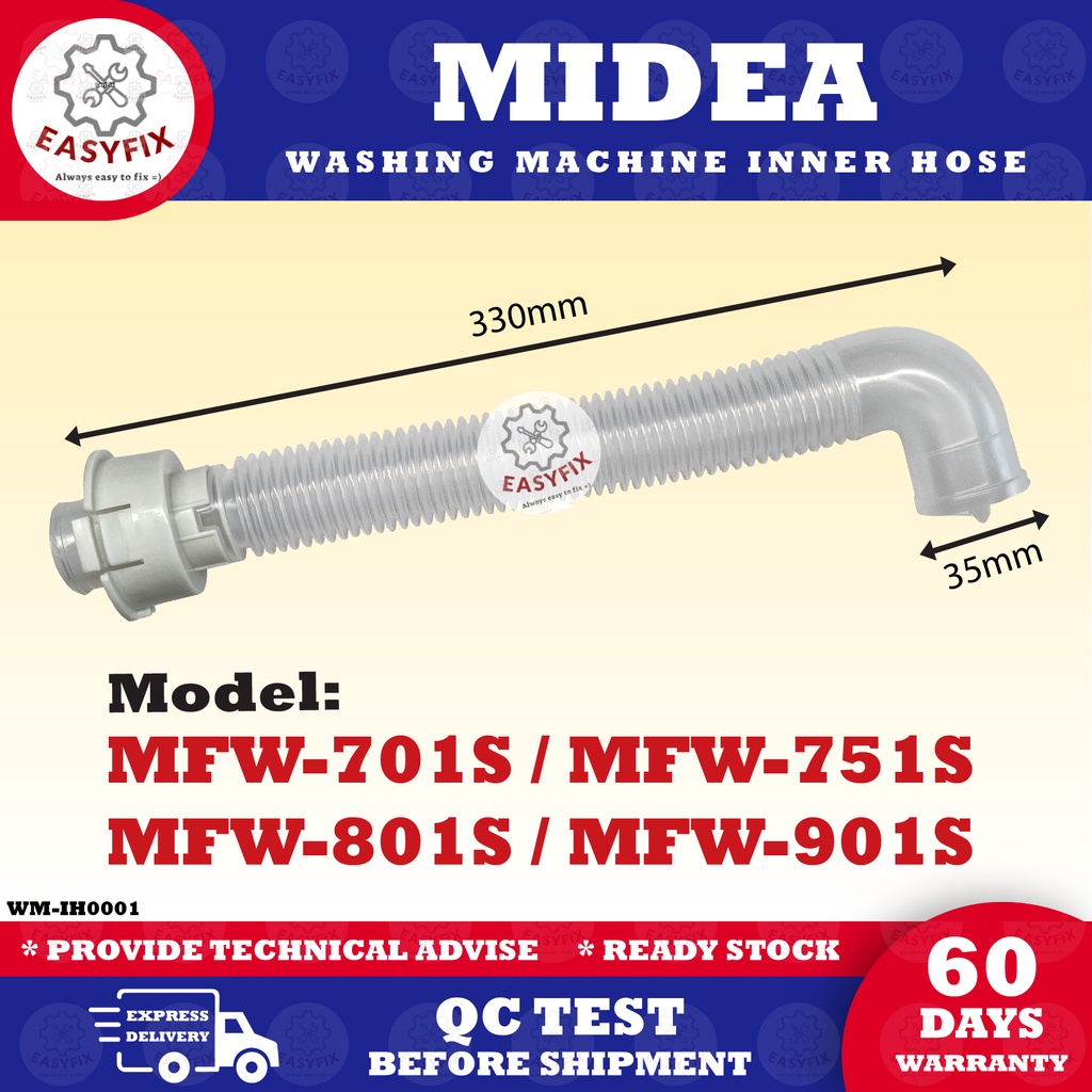 MFW701S / MFW751S / MFW801S / MFW901S MIDEA WASHING MACHINE INNER