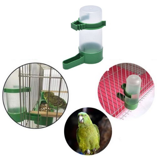 View of Non-Toxic Automatic Bird Feeder Hanging Bird Water Feeder Bekas Minum ...