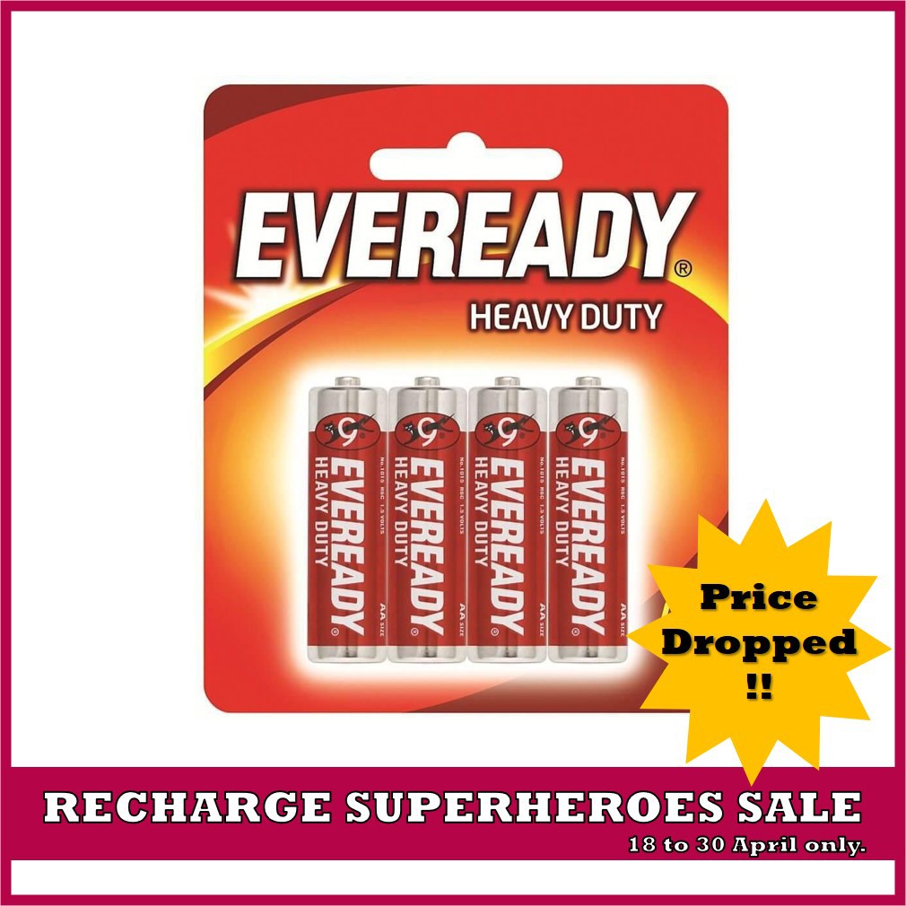 Eveready Rechargeable Battery - Plastic, AAA, Blister Pack, 2 pcs