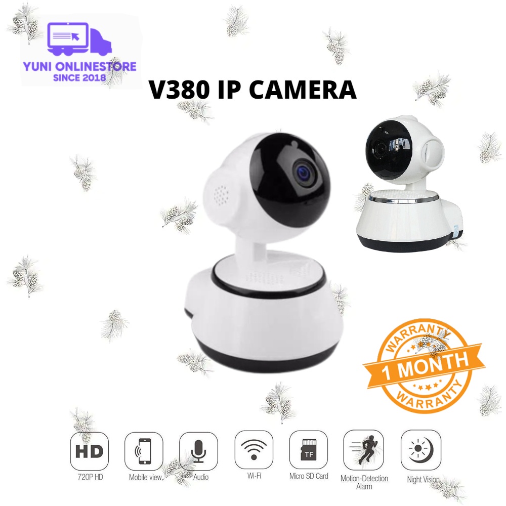 V380 Camera Wifi Wireless IP Camera Surveillance CCTV Night Vision ...