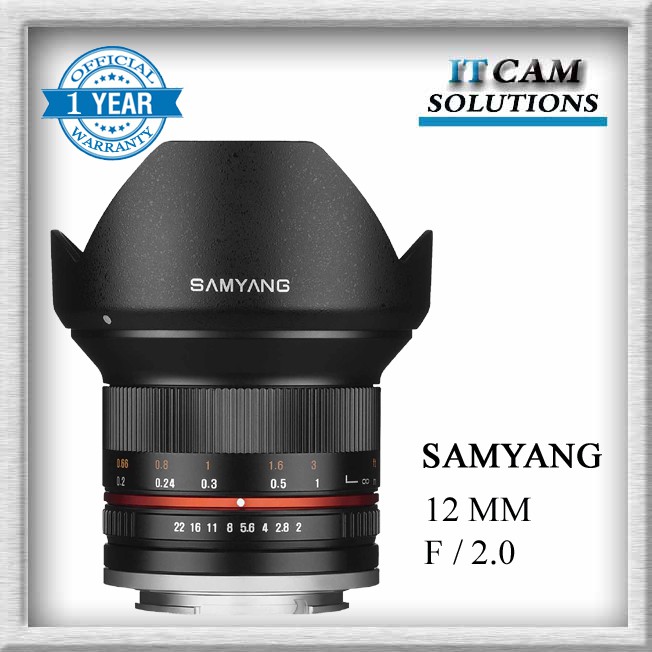 SAMYANG 12MM F2.0 FOR SONY E MOUNT / FUJI X MOUNT MOUNT (OFFICIAL ...