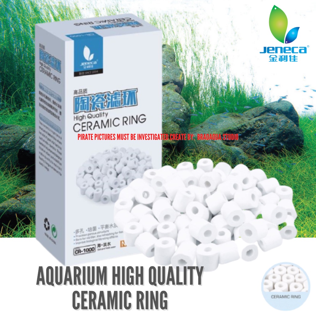 JENECA Aquarium Ceramic Ring High Quality Biological Filter Cartridge ...