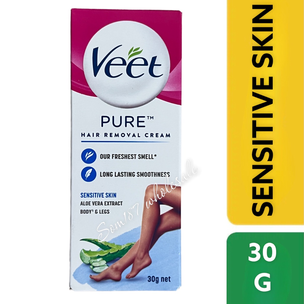Veet Hair Removal Cream Sensitive Skin Aloe Vera & Vitamin E For 30 G
