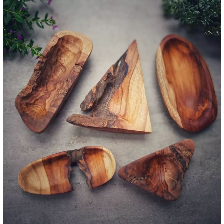 KAYU Various Rustic Teak Wood Bowls with Beautiful Motifs | Shopee Malaysia