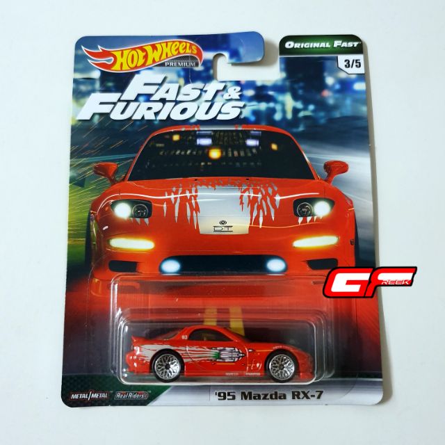 hot wheels 95 mazda rx 7 fast and furious