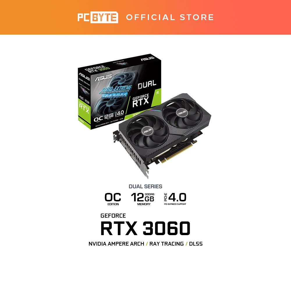 ASUS NVIDIA GeForce RTX 3060 DUAL OC 12GB GDDR6 Graphic Card [OC ...