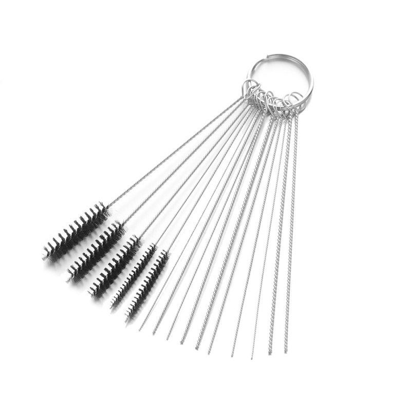 Carburetor Carbon Dirt Jet Cleaner Tool Kit 10x Cleaning Needles With