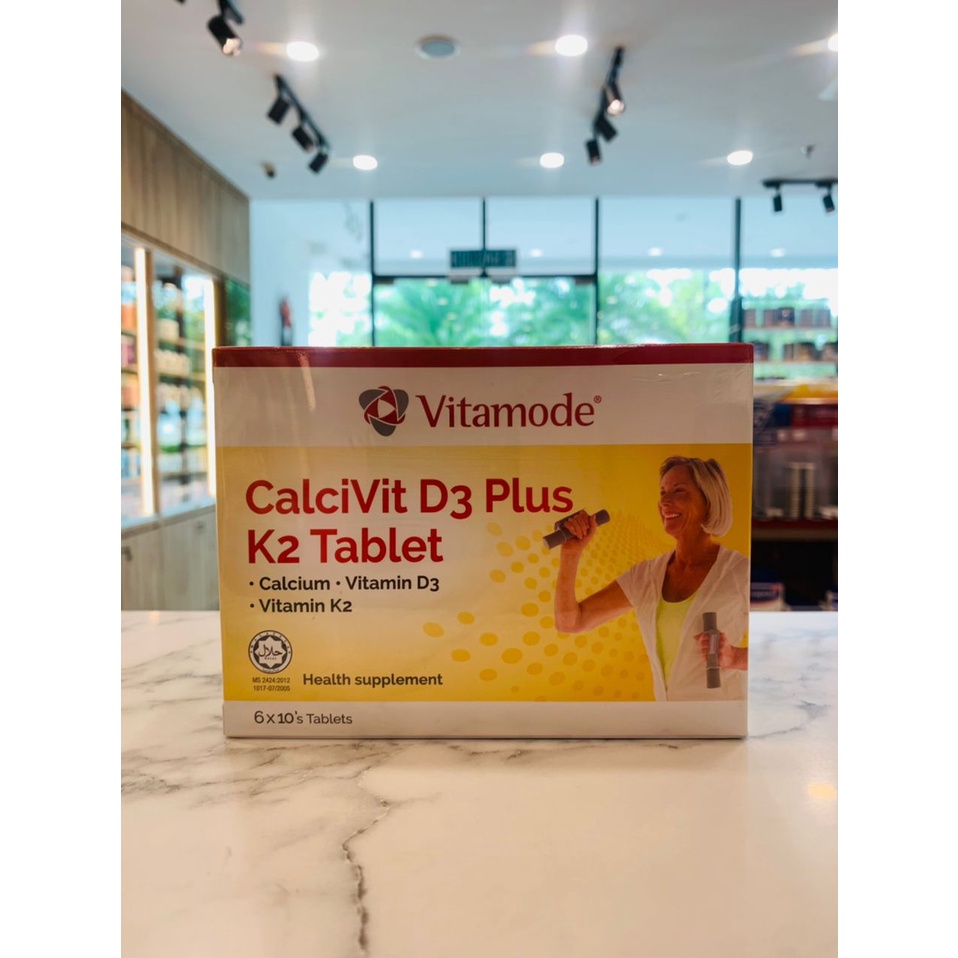 Preferred +】VITAMODE CALCIVIT D3 PLUS K2 1800MG (6X10TAB) Shopee Malaysia