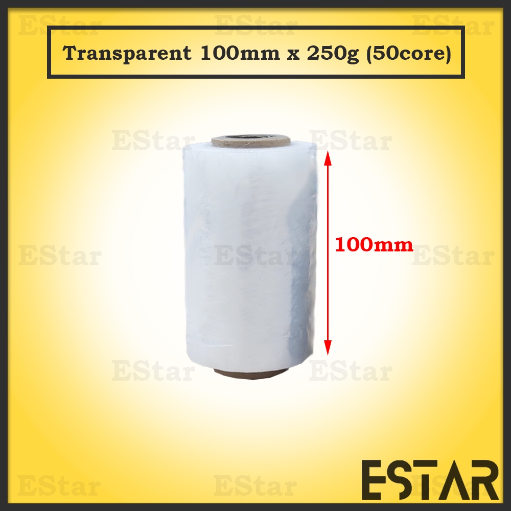 Baby Roll Stretch Film / 100mm Clear / Black Wrapping / Packaging / Opp ...