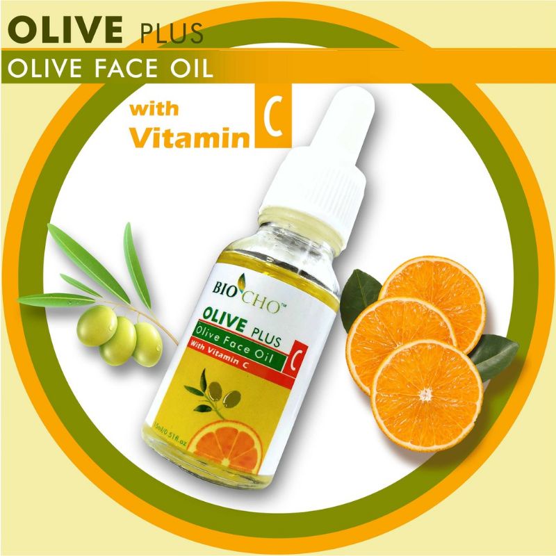 Face Olive Face Oil with Vitamin C Natural Rose & Frankincense Extracts