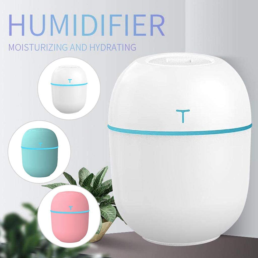 Ultrasonic Mini Air Humidifier 200ML Aroma Essential Oil Diffuser for ...