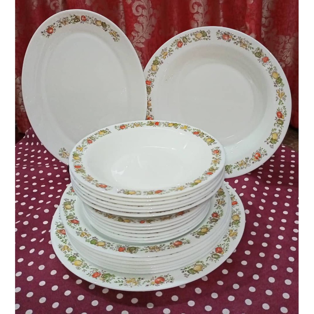 Vintage clearance plate set